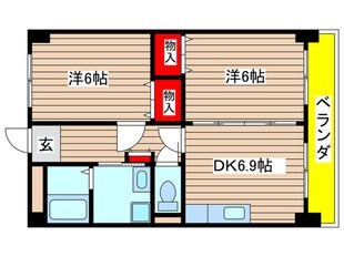 セジュ－ル御幸山の物件間取画像